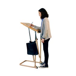 AlertDesk Standard Stand Up Desk, Adjustable Height, 34 to 50 Inches