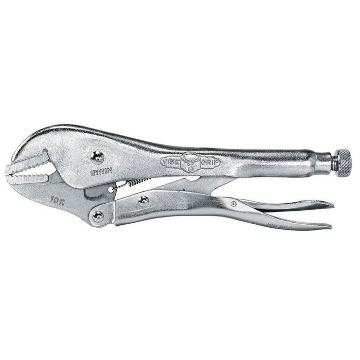 Vise Grip Straight Jaw Locking Plier, 1-1/8 in Jaw Opening, 1/2 in Jaw Thickness, 7 in L, High Grade Alloy Steel