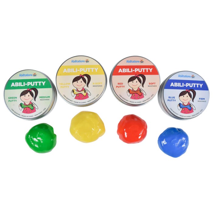 Abilitations Abili-Putty, 4 Ounces, Set of 4