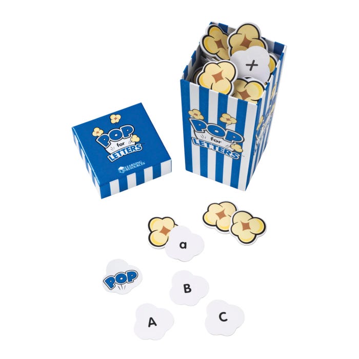 Learning Resources Pop For Letters Game, 100 Pieces