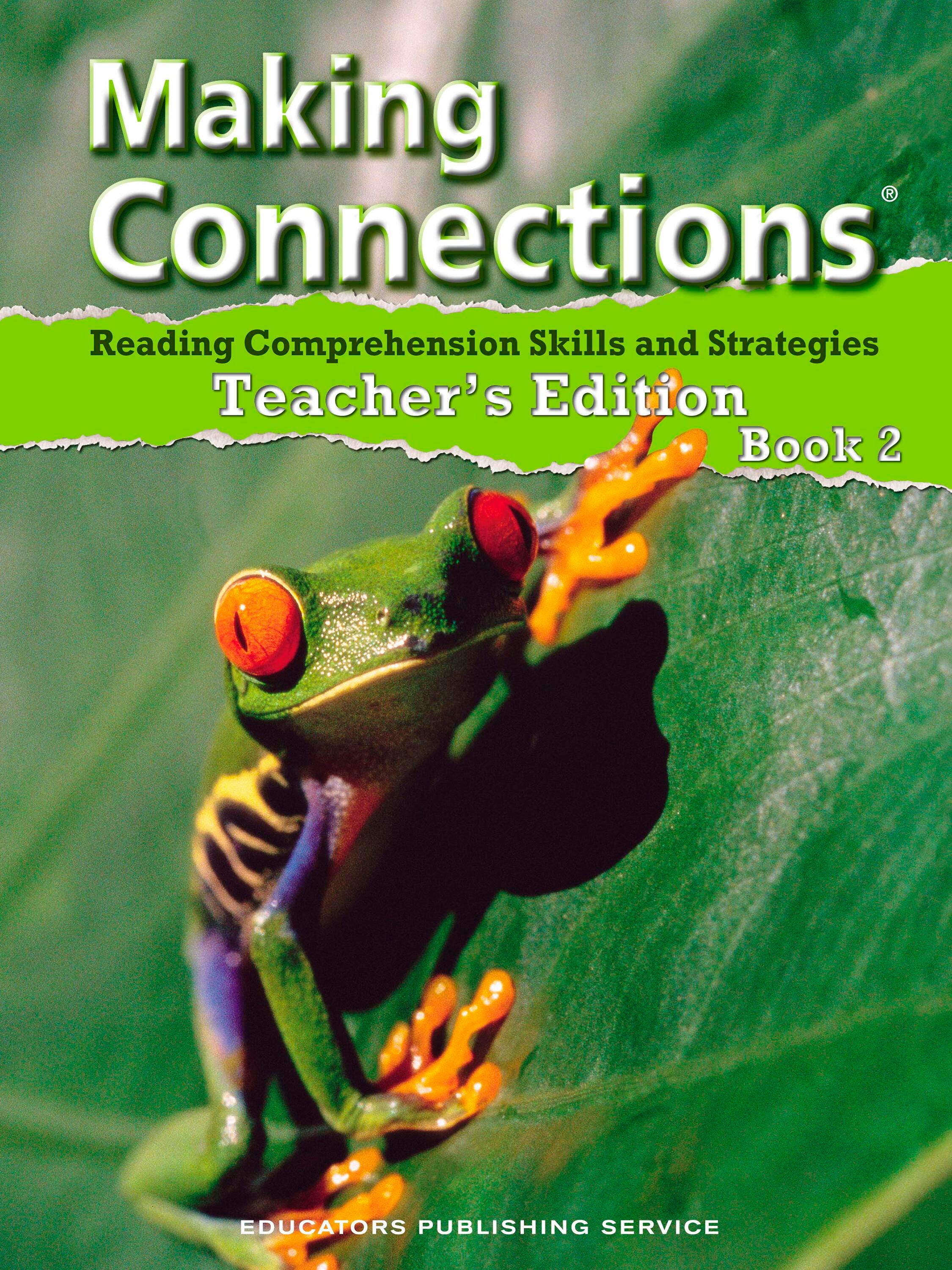 Image for Making Connections Teacher's Edition Book 2, Reading Comprehension Instruction, Grade 2 from School Specialty