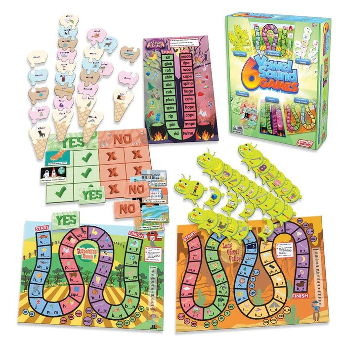 Junior Learning 6 Vowel Sounds Games