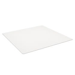 ES Robbins EverLife Chair Mat for Flat to Low Pile Carpet, 46 x 60 Inches, Clear