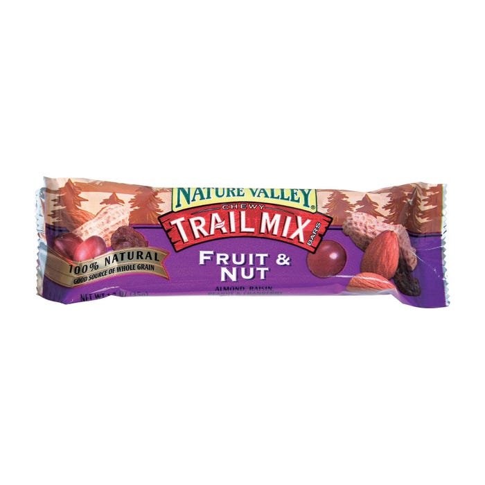 Nature Valley Chewy Fruit and Nut Trail Mix Bar, 1-1/4 Ounces, Pack of 16