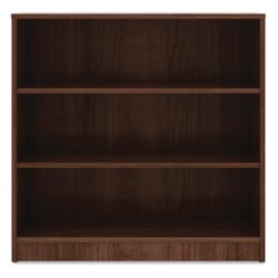 Image for Lorell Laminate 3 Shelf Bookcase, 36 x 12 x 36 Inches, Walnut from School Specialty