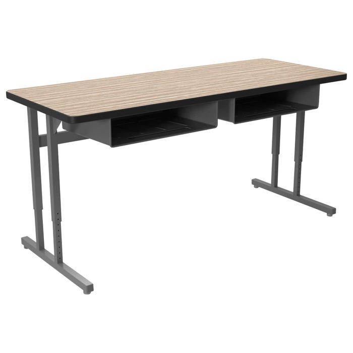 Classroom Select Advocate Pedestal Leg Two Student Desk