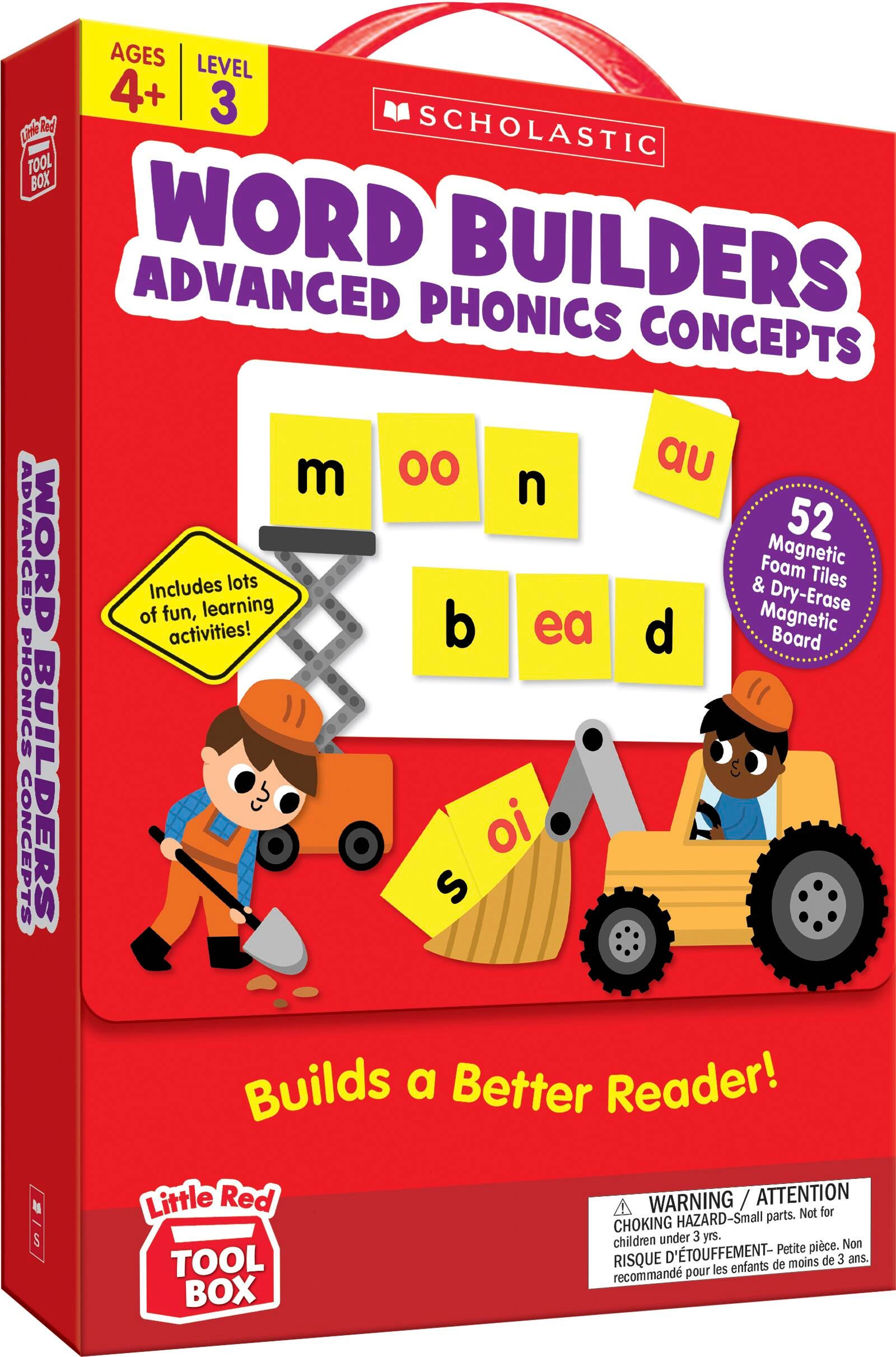 Image for Scholastic Little Red Tool Box Word Builder Set, Advanced Phonics Concepts from School Specialty