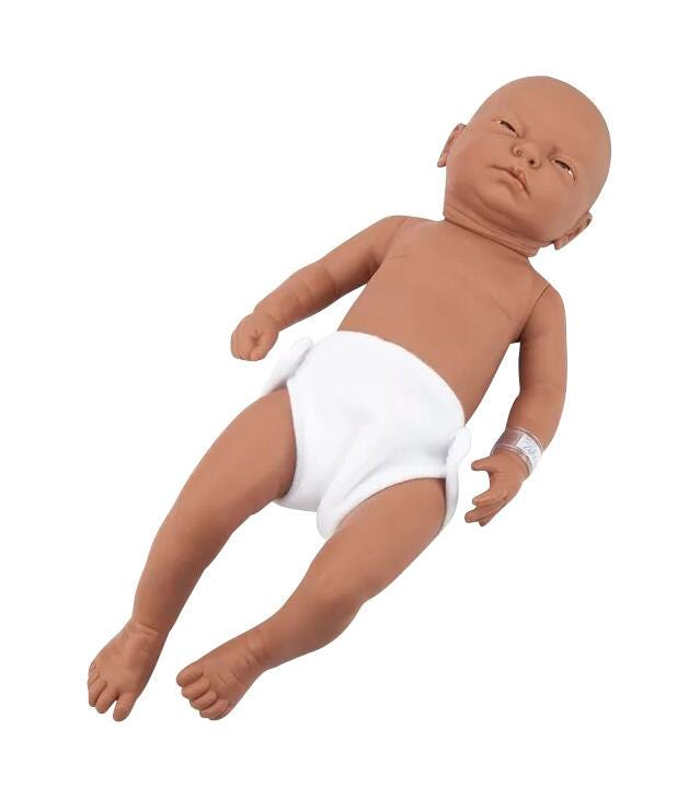 Image for Newborn Baby Doll - Medium Brown Baby Boy from School Specialty