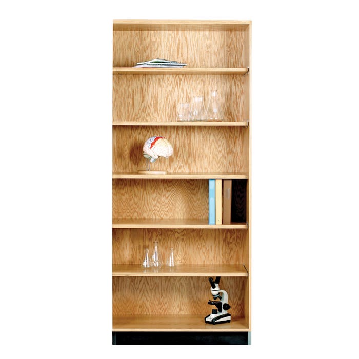 Diversified Spaces Bookshelf, 6 Shelves, 36 x 22 x 84 Inches, Oak