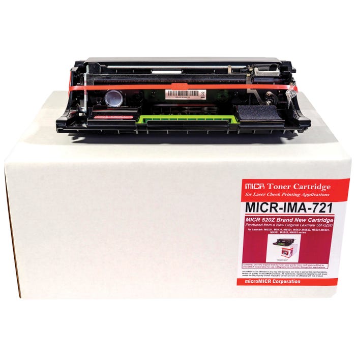MicroMICR MICR Toner Cartridge, IMA-721, Black