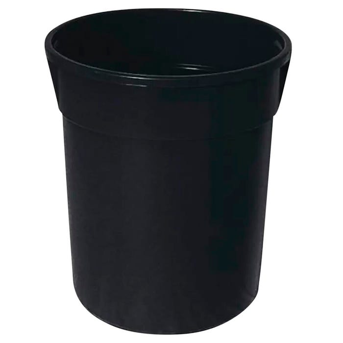 UltraSite Round 32 Gallon Trash Receptacle Liner, Black