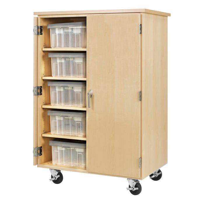 Diversified Spaces Robot Tote Storage with Vex Logo, Holds 8 to 10 Totes