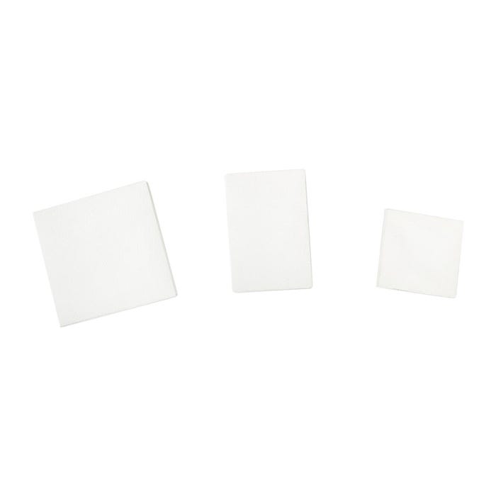 Mini Canvas, White, Assorted Sizes, Pack of 180