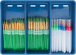 classroom pack of paint brushes