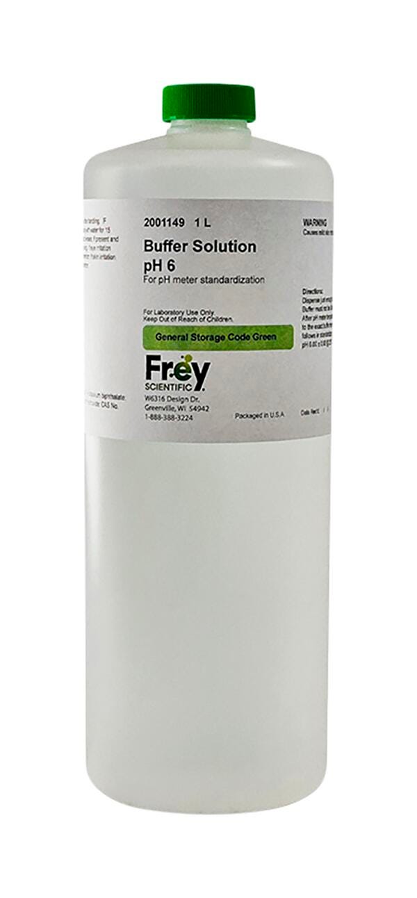 Frey Scientific Buffer Solution, pH 6.00, 1L 2001149