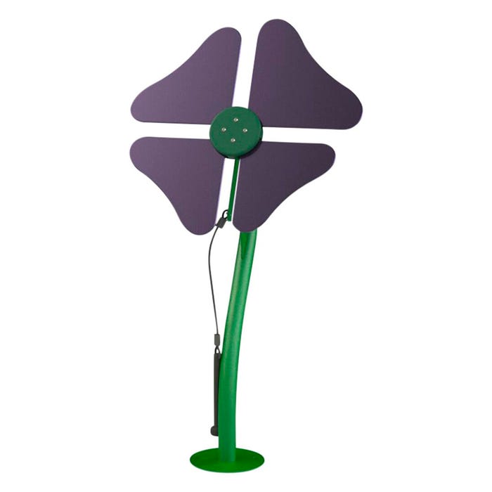 Freenotes Harmony Park Indigo Flower Cymbals Playground Instrument, 45 x 45 x 28 Inches