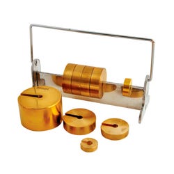 United Scientific Slotted Weight and Rack Set, 10 Weights, Item Number 2093738