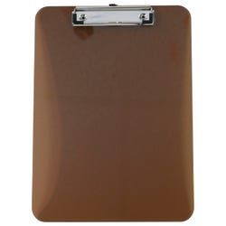 School Smart Low-Profile Acrylic Clipboard, Plastic, Smoke 038074