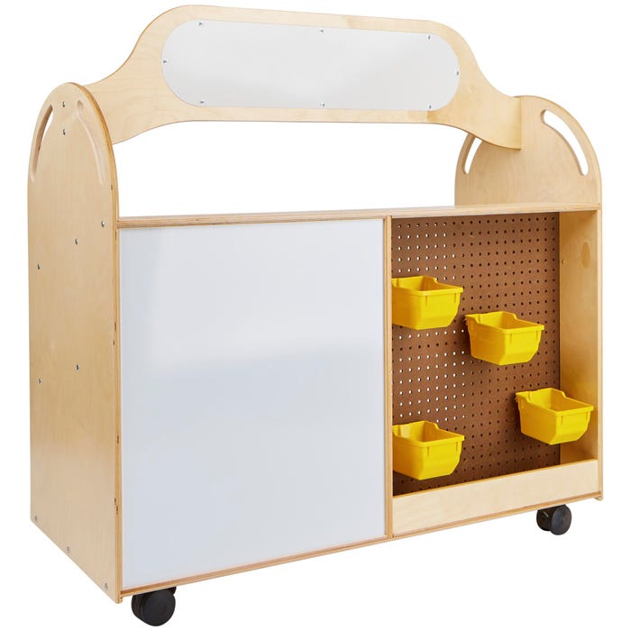 Childcraft Mobile Makerspace Cart, 48-1/4 x 22-1/2 x 49 Inches