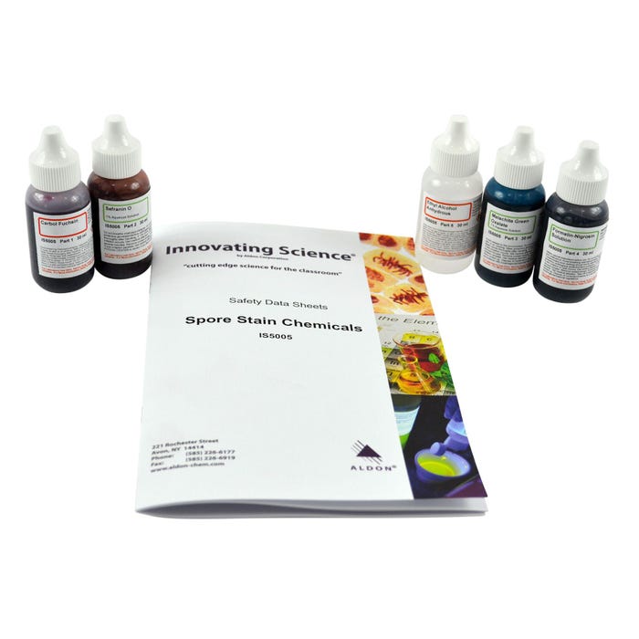 Innovating Science Spore Stain Chemicals Kit