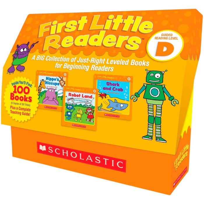 Scholastic First Little Readers, Set of 100 Books, Level D