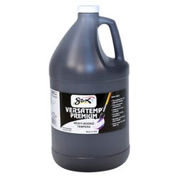 Sax Versatemp Premium Heavy-Bodied Tempera Paint, 1 Gallon, Black 1592724