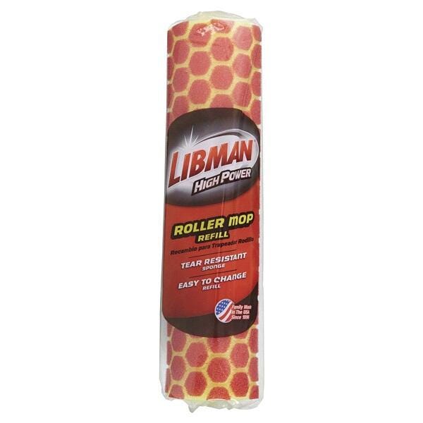 Libman High Power Roller Mop Refill, Pack of 6 2162073