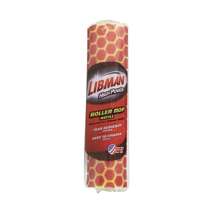 Libman High Power Roller Mop Refills, Pack of 6