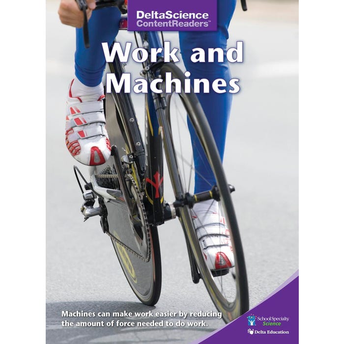 Delta Science Content Readers Work and Machines Purple Book, Pack of 8