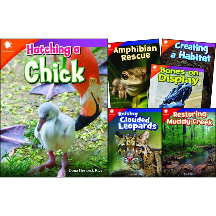 Smithsonian Informational Text: Animals, Grades 2-3, 6-Book Set