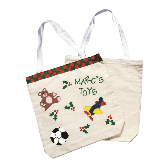 Large Canvas Tote Bags, Set of 12