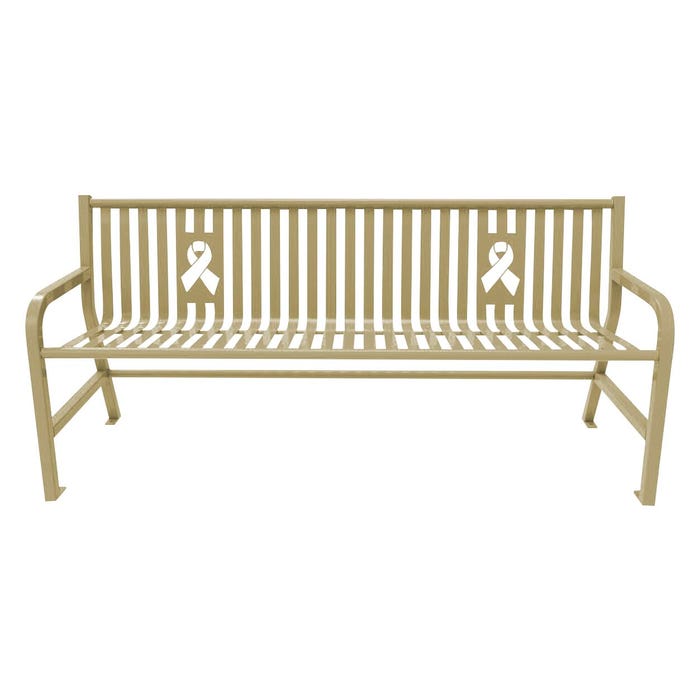 UltraSite Jackson Awareness Bench without Plaque, 6 Feet