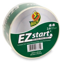 Duck Brand EZ Start Packaging Tape, 1.88 Inch x 60 Yard