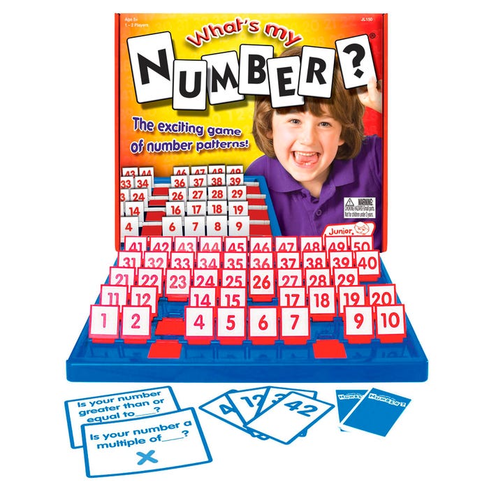 Junior Learning What's My Number? Game