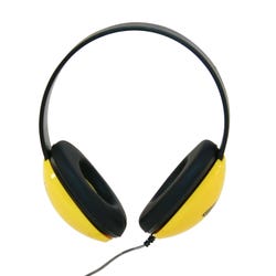 Image for Califone Listening First 2800-YL Over-Ear Stereo Headphones, 3.5mm Plug, Yellow from School Specialty