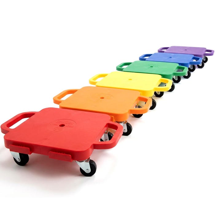 Pull-Buoy Connect-A-Scooters, 12 Inches, Assorted Colors, Set of 6