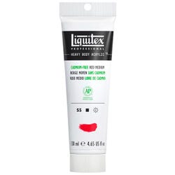 Liquitex Heavy Body Acrylic Paint, Cadmium-Free Red Medium, 4.65 Ounce Tube Item Number 1590544