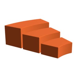 Classroom Select NeoFuse 3 Bench Nesting Tier, 69 x 57 x 24 Inches 4000014