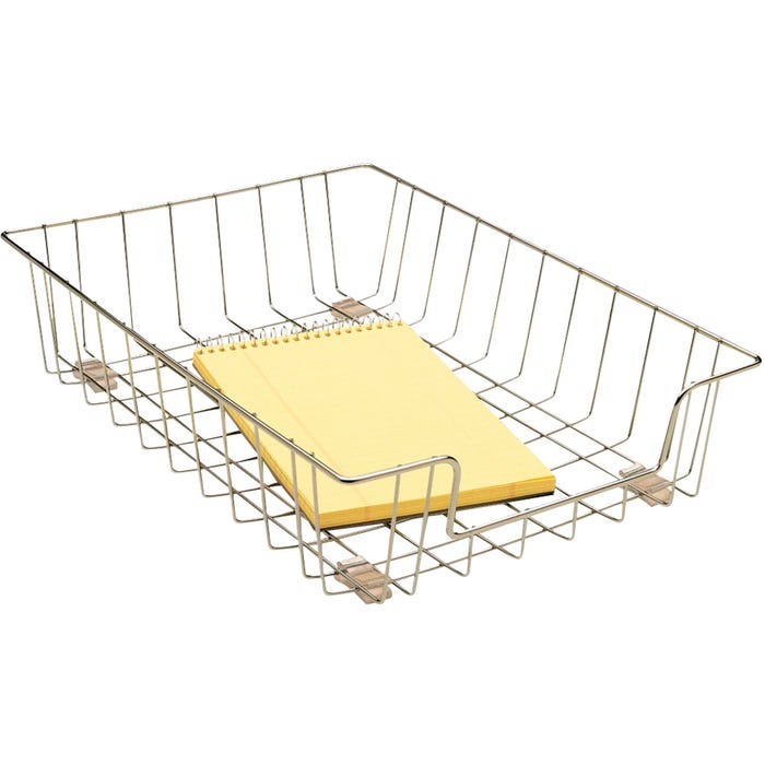 Fellowes Desk Tray Organizer for Workstation 3 x 14-1/8 x 10 Inches, Silver