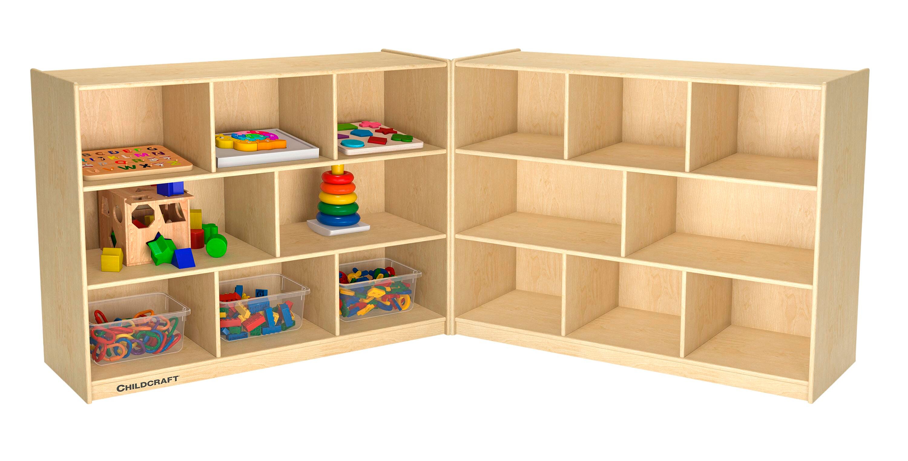 Image for Childcraft Mobile Super-Sized Hide-Away Cabinet, Wooden, 47-3/4 x 28-1/2 x 36 Inches from School Specialty