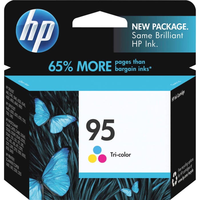 HP 95 Ink Cartridge, C8766WN, Tri-Color