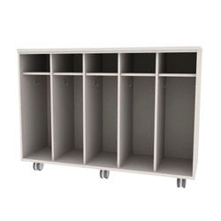 Fleetwood Designer 2.0 Cabinet, Five Lockers, No Door, Laminate Back Panel 4001651