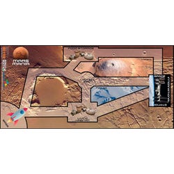 Geyer Instructional BRICKED Mars Mania, FLL Size, 92-3/4 x 44-3/4 Inches 2132293