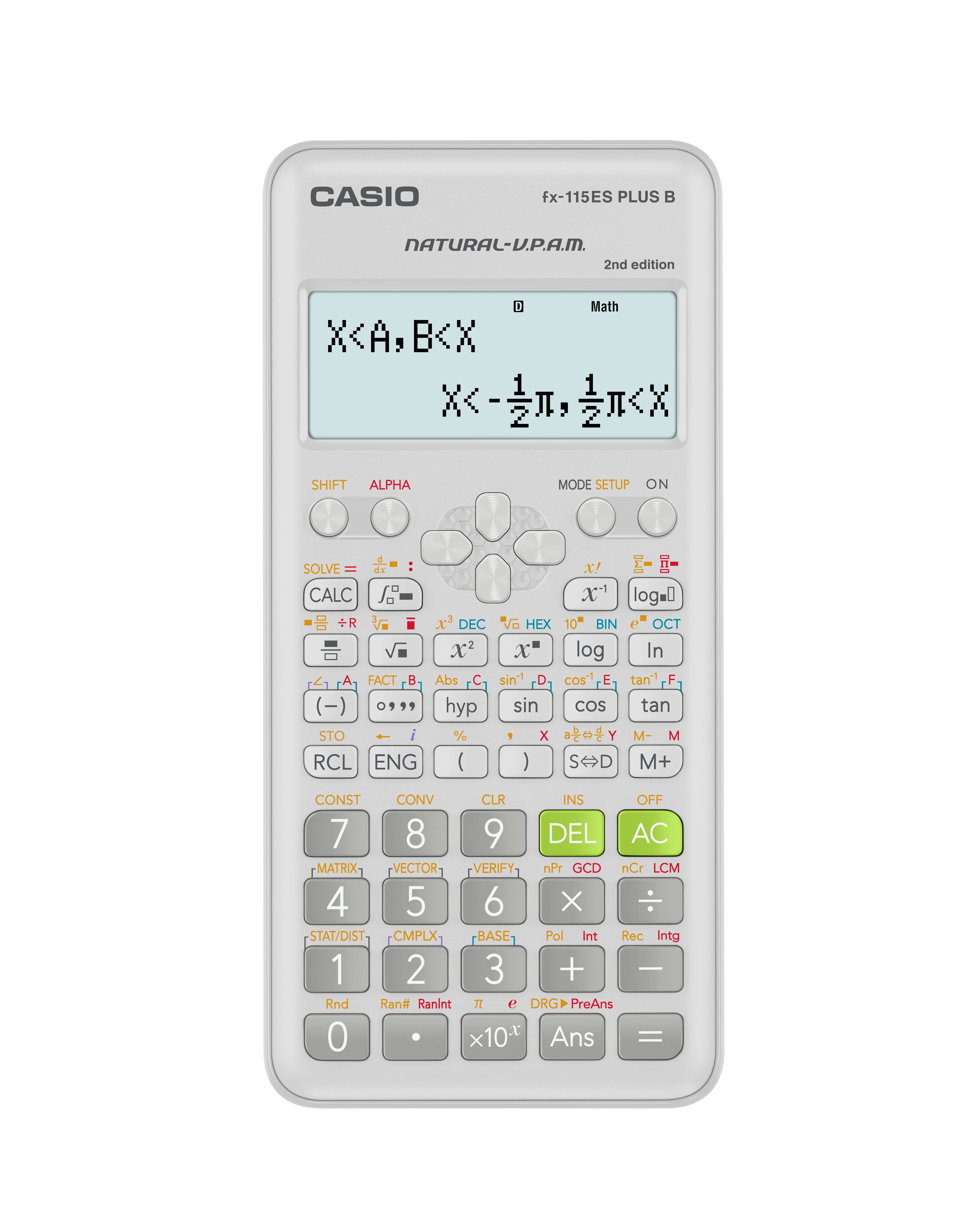 Casio - FX-115ES - PLUS - Scientific Calculator - White 2216060