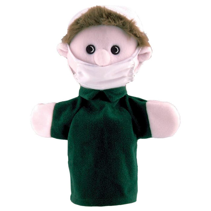 Get Ready Kids Surgeon Puppet, Caucasian, 12 Inches