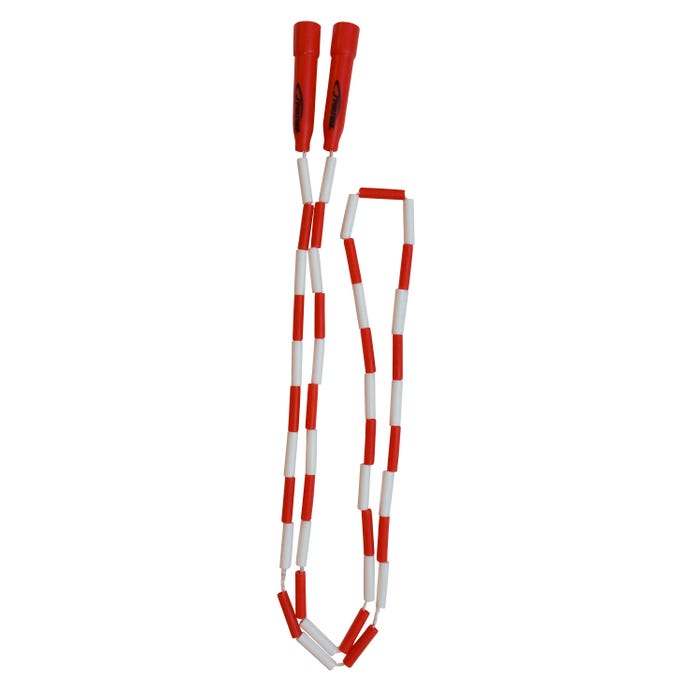 Sportime Jump Rope with Plastic Links, 7 Feet, Red