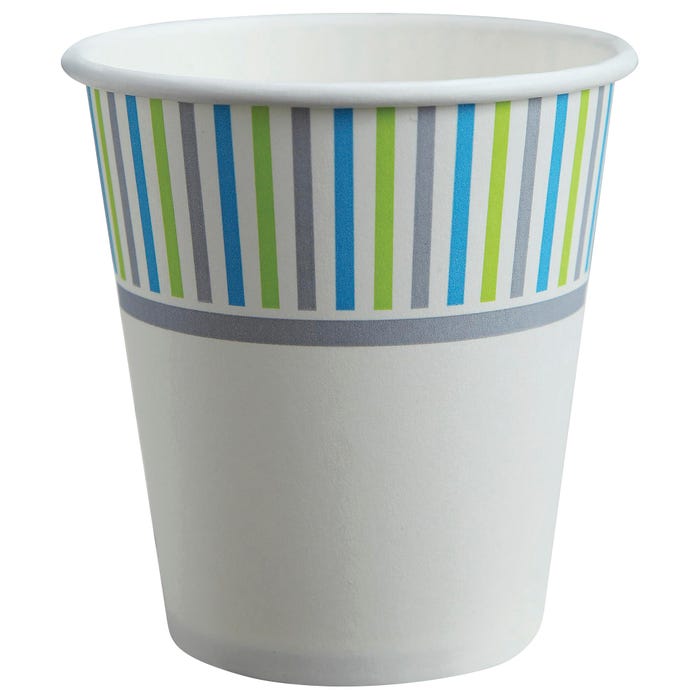 Genuine Joe Hot Cup -- Paper Cup, Hot, 8 oz., 3-1/2"Wx7-1/10"Lx10-2/5"H, 50/PK, AST