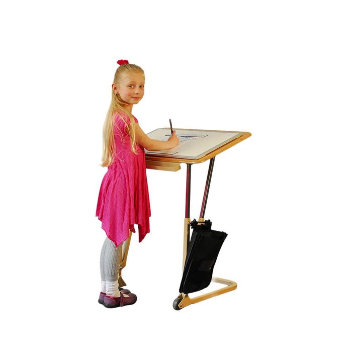 AlertDesk Small Stand Up Desk, Adjustable Height, 23 to 29 inches