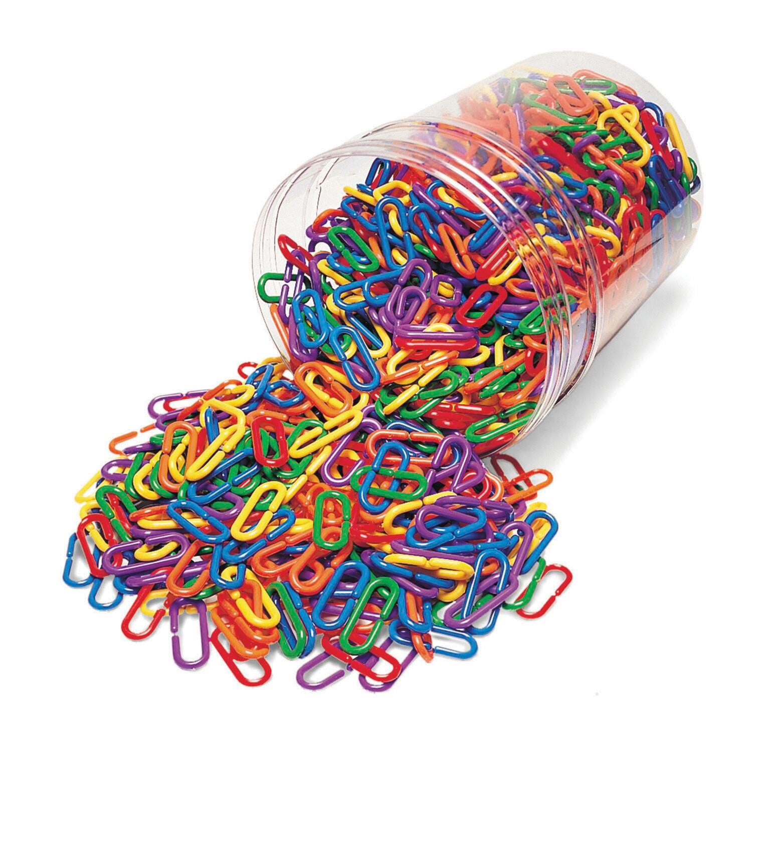 Learning Resources Link N Learn Links, Assorted Colors, Set of 1000 1391628