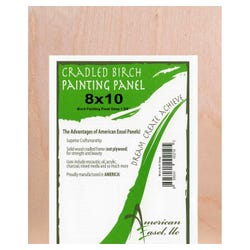 American Easel Painting Panel, Baltic Birch, 8 x 10 Inches, Item Number 2091265